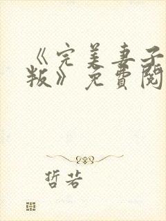 《完美妻子的背叛》免费阅读