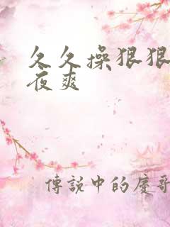 久久操狠狠干夜夜爽