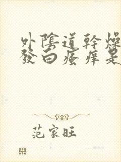 外阴道干燥起皮发白瘙痒是怎么回事