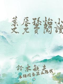 叶辰孙怡小说全文免费阅读