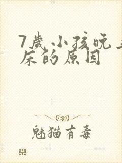 7岁小孩晚上尿床的原因