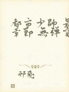 都市少帅 最新章节 无弹窗