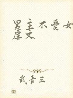 男主不爱女主的虐文