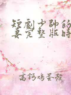 短剧少帅的冷情妻完整版时长