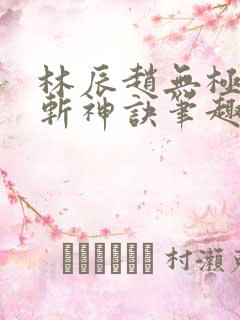 林辰赵无极九天斩神诀笔趣阁