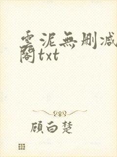 云泥无删减笔趣阁txt
