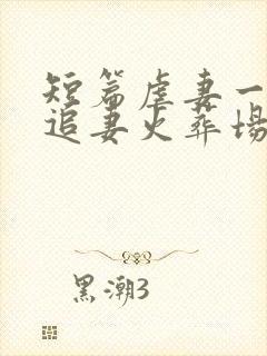 短篇虐妻一时爽追妻火葬场小说