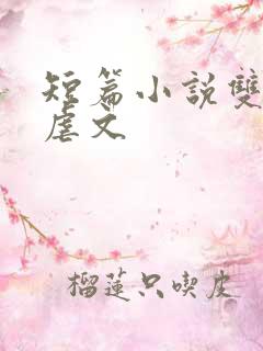 短篇小说双男主虐文