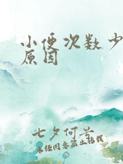 小便次数少什么原因