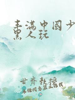 丰满中国少妇和黑人玩