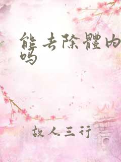 能去除体内湿气吗