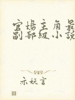 官场主角最年轻副部级小说