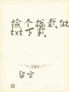 捡个总裁做老婆txt下载