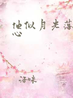 他似月光落入我心