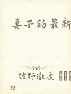 妻子的最新小说