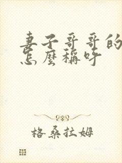 妻子哥哥的儿子怎么称呼