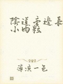 阴道旁边长了个小肉粒