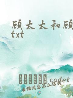 顾太太和顾先生txt