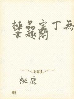 极品家丁无删减笔趣阁