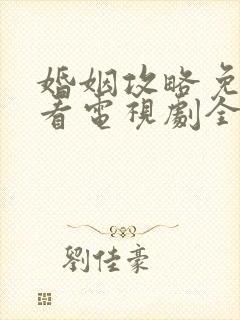 婚姻攻略免费观看电视剧全集完整版