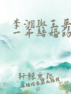 李湘与王岳伦哪一年结婚的