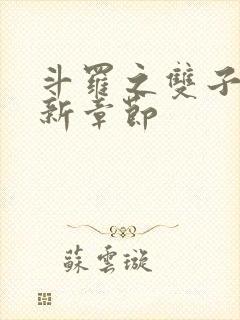 斗罗之双子斗罗新章节