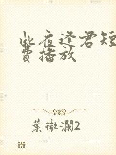 此夜逢君短剧免费播放