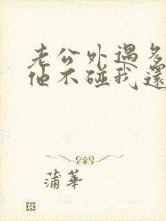 老公外遇多年,他不碰我还不离婚怎么想的