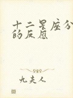 十二星座分手后的反应