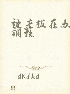 被老板在办公室调教