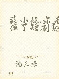 苏小姐,你老公掉了短剧热播