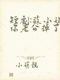 短剧:苏小姐,你老公掉了