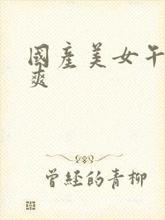 国产美女午夜爽爽