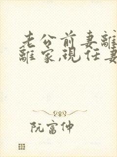 老公前妻离婚不离家,现任妻子怎么办