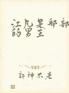 江凡是哪部小说的男主