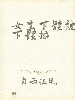 女生下体被男生下体插