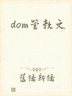 dom管教文