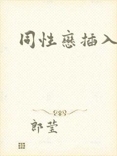 同性恋插入视频