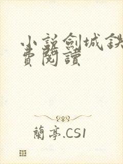 小说剑城铁骨免费阅读