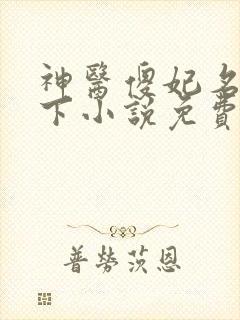 神医傻妃名动天下小说免费