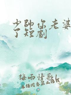 少帅你老婆又跑了短剧