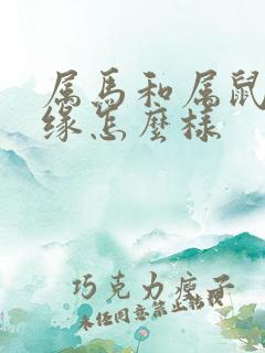 属马和属鼠的姻缘怎么样