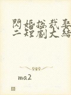 闪婚总裁娶一送二短剧大结局