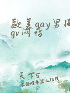 欧美gay男同gv网站