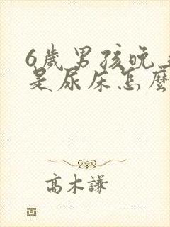 6岁男孩晚上老是尿床怎么回事