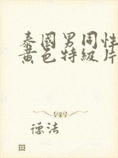 泰国男同性恋的黄色特级片