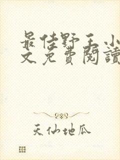 最佳野王小说全文免费阅读无弹窗