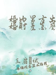 婚内男方出轨离婚财产怎么分割