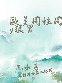 欧美同性同gay猛男