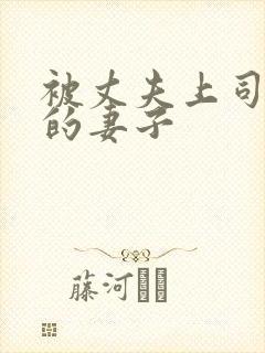 被丈夫上司侵犯的妻子